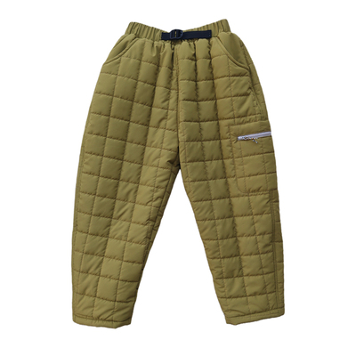 ppapa 夹棉灯芯绒保暖中筒直筒秋冬运动休闲长裤儿童 1013183