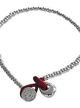 S925纯银手工编织平安喜乐手链