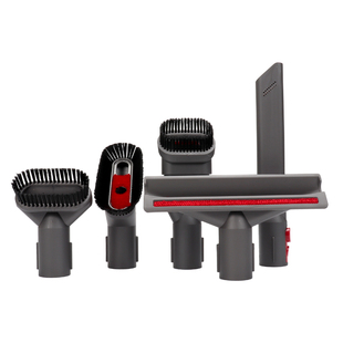 适配戴森吸尘器配件V7V8V10V11缝隙长扁吸头床褥除尘宽嘴软毛刷头