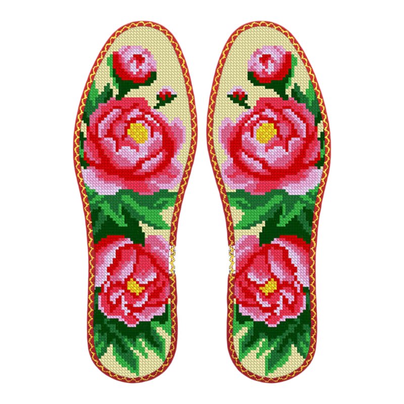 富贵牡丹鸿运玫瑰七层棉布带花边