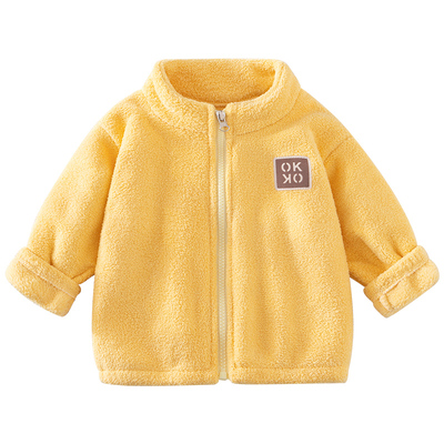 秋冬新款，宝宝摇粒绒上衣