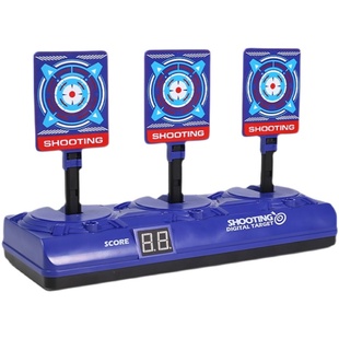 儿童比赛电子计分标靶子软弹记分训练习移动射击打靶电动