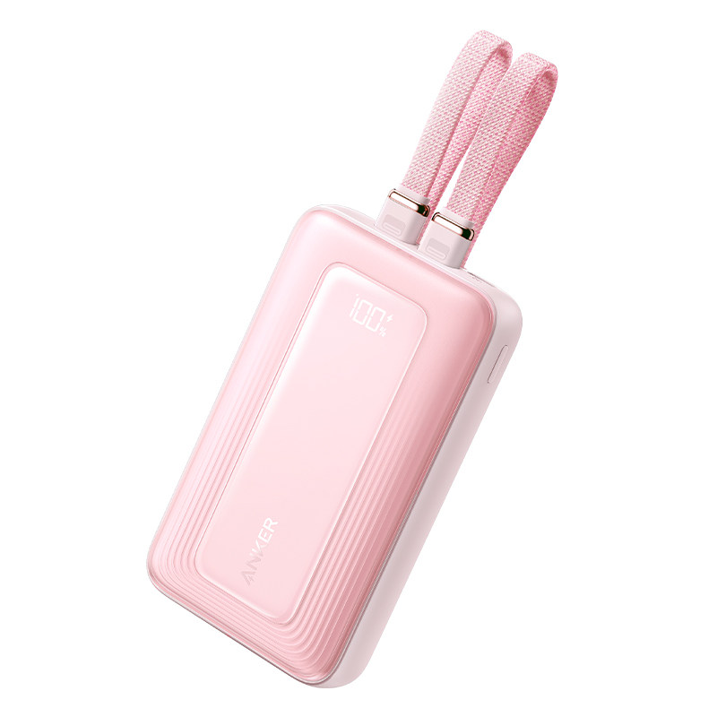【3C认证可上飞机】Anker安克充电宝自带线20000毫安大容量2026年新款45W快充适用苹果18pro手机iPho