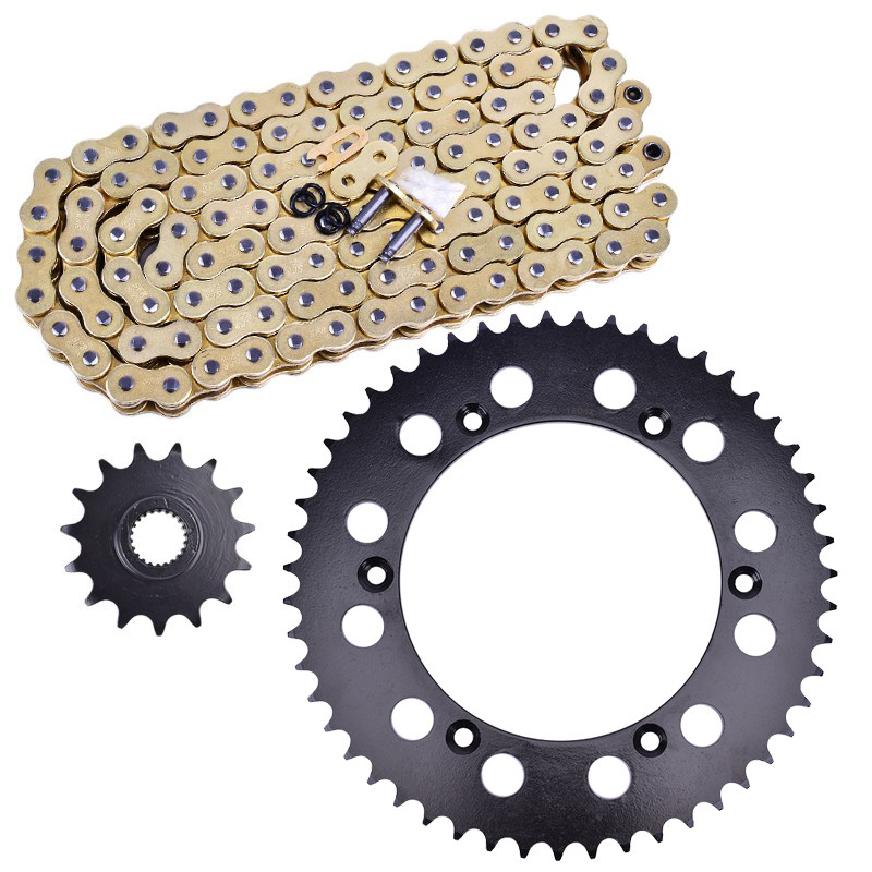 越野摩托车牙盘改装适用雅马哈TTR250配件大小齿轮油封链条套链盘