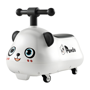 儿童花生车扭扭车熊猫1到2岁宝宝滑行溜溜车小孩一周岁礼物玩具车