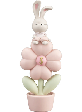 有钱花招财兔子摆件送礼佳品