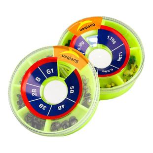 包胶咬铅整盒夹铅微铅开口铅不伤线钓鱼铅坠矶钓筏钓配件裸铅渔具