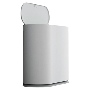 西扬日式家用垃圾筒双层分类垃圾桶带盖小号干湿分离垃圾箱收纳桶