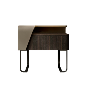 广巢设计新款床头柜意式极简轻奢卧室小型床边柜创意收纳储物柜A