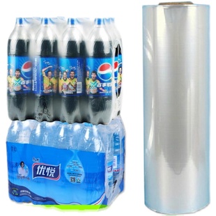 pe热收缩膜单片筒膜矿泉水啤酒纸箱加厚膜易拉罐玻璃水包装热缩袋