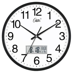 康巴丝挂钟客厅钟表创意时尚个性挂表家用静音时钟简约现代石英钟