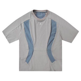 LMTWL 25SS 速干防泼3M思高洁Scotchgard面料运动户外拉链短袖T恤