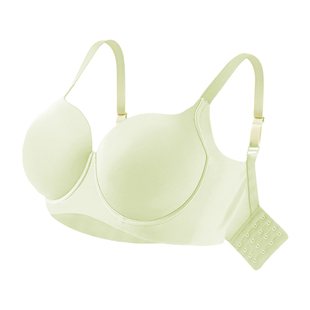 【小青柚】大胸显小内衣女薄款防下垂收副乳胸罩胖mm大码超薄文胸