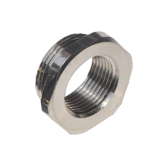蓝江LAND金属缩径环IP68铜镀镍补芯内外丝转换接头螺接减径缩减环