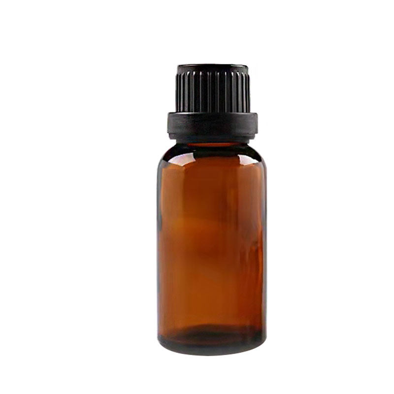 茶色精油瓶5ml-100ml防挥发密封瓶滴塞防盗大头盖液体分装瓶棕瓶