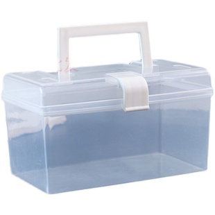 儿童文具画笔水彩笔收纳盒家用零食杂物整理盒乐高拼图积木玩具盒