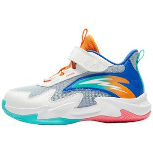 试炼|安踏儿童篮球鞋男小童2025秋冬新款舒适耐磨高帮童鞋运动鞋