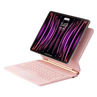 BOW 2025新款ipad妙控键盘适用Air7/6苹果平板pro11电脑air4/5保护套10/11代磁吸壳10.9寸悬浮22蓝牙鼠标一体
