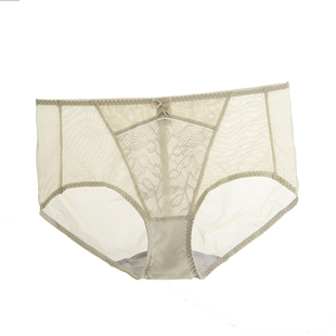 绯格贝缇F23705P中腰蕾丝平角小裤舒适透气内裤女14210 14211配套