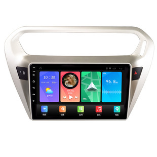 适用东风标致301爱丽舍改装中控显示屏大屏导航仪倒车影像一体机