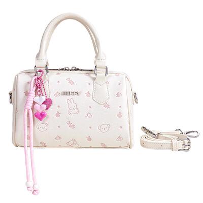 米菲新款保龄球波士顿小号女包