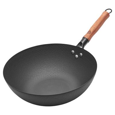 王源吉铁锅家用老式爆炒无涂层