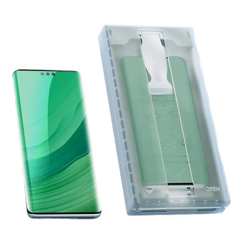 适用华为mate60pro绿光手机膜秒贴无尘舱防蓝光魅特70pro全胶曲面屏非钢化软膜mateX3/X5典藏版保护贴膜防摔