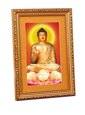 实木佛像画框金色相框挂墙观音菩萨家用供奉观音释迦牟尼专用定制