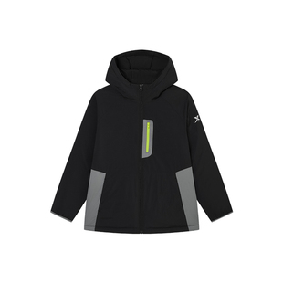 特步童装儿童保暖棉服男童轻量棉外套2026秋冬款青少年防寒服冬装