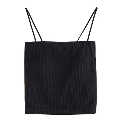 popchrio带胸垫一体美背吊带