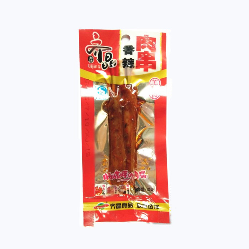 炭烧猛辣味鸭肉串特辣齐晶香辣