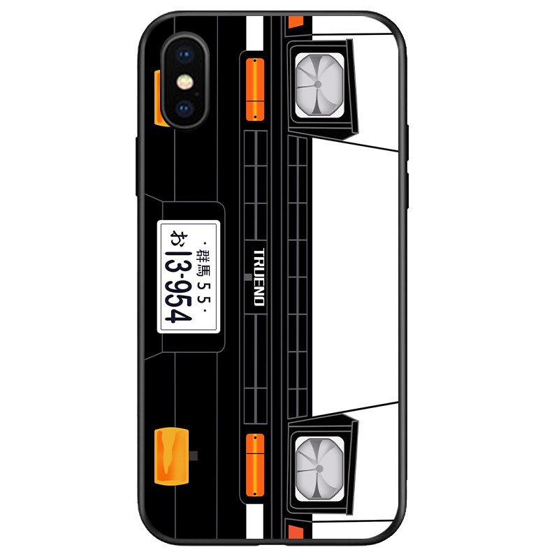 GTR头文字D汽车手机壳适用苹果17pro定制车牌iPhone16promax看车男孩15礼物14软壳13防摔X华为ma