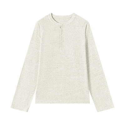 VLABMADE星空花纱亨利领插肩长袖