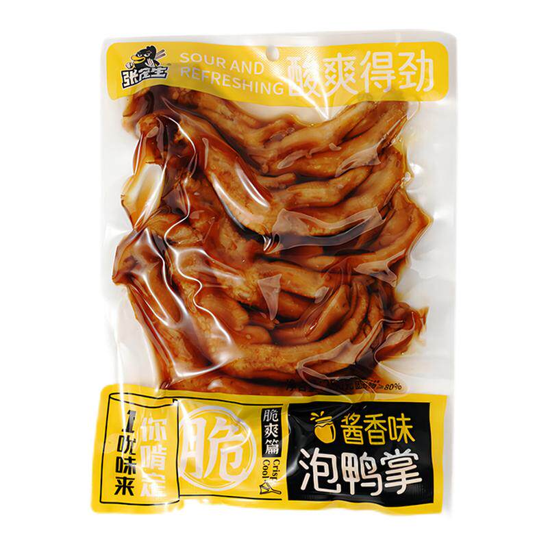 张茂生泡醋鸭爪酱香香辣泡椒350g