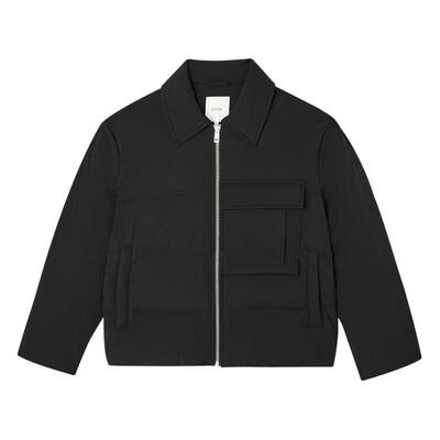 【三防面料】ZIOZIA男士冬季落肩宽松肤感羽绒夹克ZJPD4321B