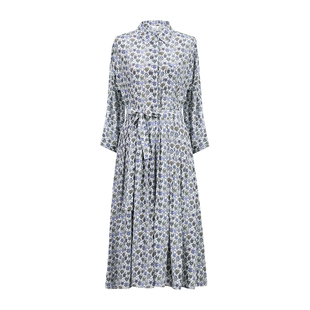 HONRN/红人桑蚕丝真丝裙子设计感显瘦连衣裙女长裙早秋HH33OL277