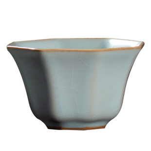 问鼎汝窑主人杯个人喝茶杯客杯共此良宵套装景德镇陶瓷功夫茶具