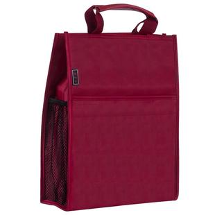 A4手提文件袋帆布加厚会议资料袋培训档案袋文件包多层黑色商务收纳袋公文包儿童补习包单位学校定制印刷logo