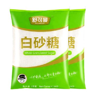 舒可曼一级大包装白砂糖2包