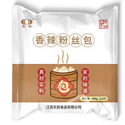 昱春加热即食包子香辣粉丝包早餐半成品扬州肉包960g素菜包组合装