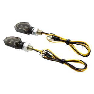 摩托车电动车复古迷你5LED小转向灯转弯灯12V方向警示灯