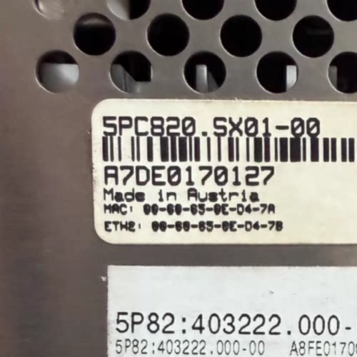 议价5PC820.SX01-00贝加莱工控机全新原装质保一年可议价