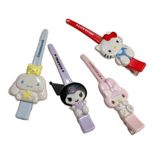 卡通凯蒂发卡鸭嘴头饰侧边刘海发夹可爱甜美发饰2026新款一字夹