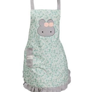 围裙女家用厨房2025新款防水防污做饭家用厨房定制logo印字围腰