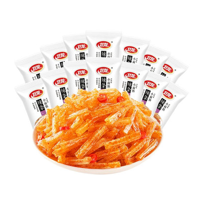 卫龙小面筋麻辣儿时辣条休闲零食