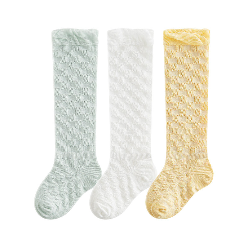 贝肽斯婴儿长筒袜子新生婴幼儿高筒袜夏季