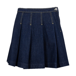 KENZO/高田贤三女褶饰迷你牛仔半身裙女士2025春夏新款XY推广