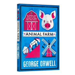 动物农场 动物庄园 英文原版 Animal Farm 乔治奥威尔 经典文学名著 政治小说 课外阅读 搭1984 美丽新世界 局外人 不会发生在这里