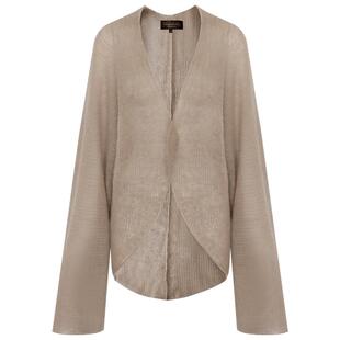 COCOBELLA细腻柔软羊毛针织衫女松弛感毛衣马海毛开衫MZ7092-2