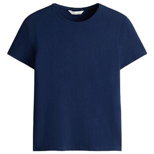 HM女装T恤2026春季新款浅春系穿搭修身圆领休闲短袖上衣1260200